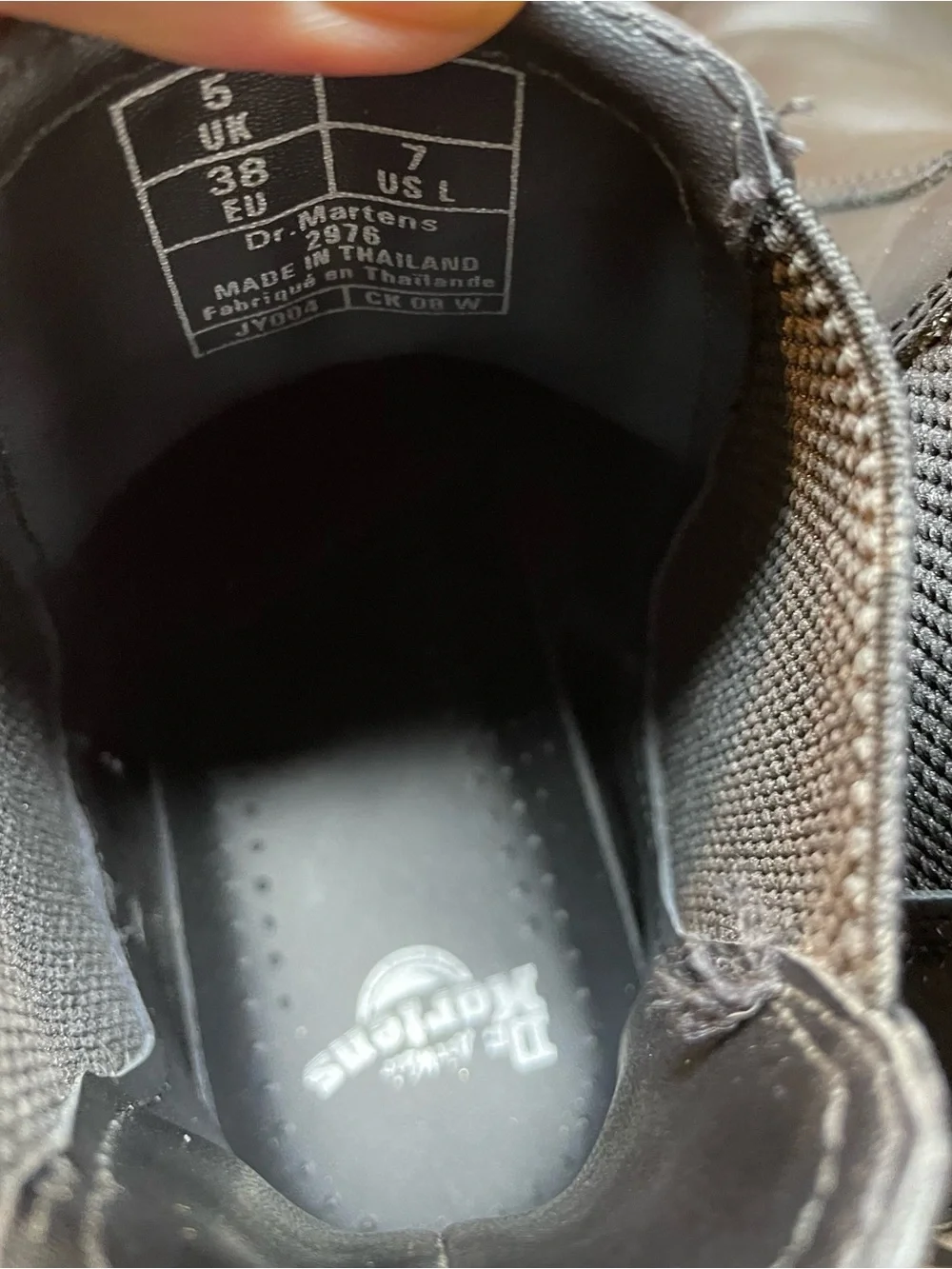 Dr. Martens Black Leather Ankle Boots